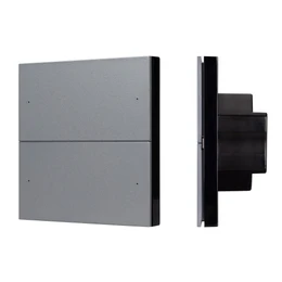 Фото #1 товара INTELLIGENT ARLIGHT Кнопочная панель SMART-DMX512-801-22-4G-4SC-DIM-IN Grey (230V, 2.4G) (IARL, IP20 Пластик, 5 лет)