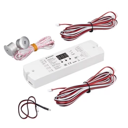 Фото #1 товара INTELLIGENT ARLIGHT Контроллер лестничный SMART-SPI-302-82-2G-SH-PS-SUF (12-24V, TUYA Wi-Fi, 2.4G) (IARL, IP20 Пластик, 5 лет)