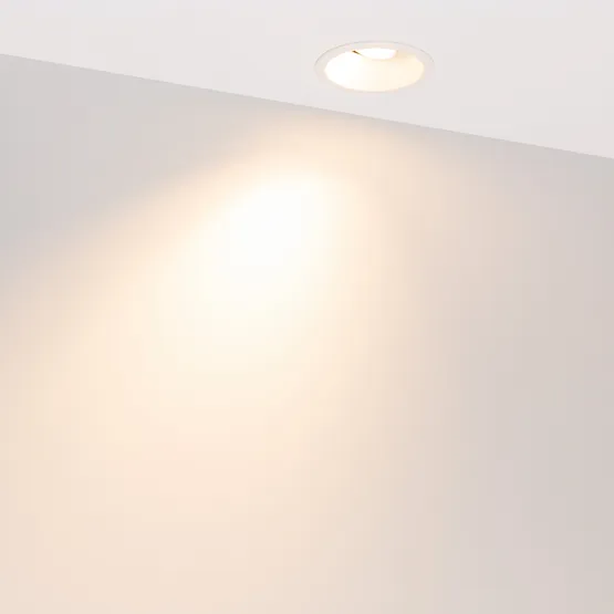 Фото #2 товара Светильник MS-FLOW-BUILT-R85-6W Warm3000 (WH, 55 deg, 230V) (Arlight, IP20 Металл, 5 лет)