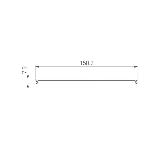 Фото #2 товара Экран ARH-POWER-W150-2000 OPAL (Arlight, Пластик)