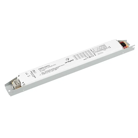 Фото товара Блок питания ARJ-LG-60-LINEAR-PFC (60W, 9-58V, 0.7-1.4A) (Arlight, IP20 Металл, 5 лет)