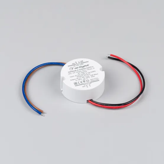 Фото #2 товара Блок питания ARJ-SP-40300-PFC-TRIAC-R (12W, 27-40V, 300mA) (Arlight, IP44 Пластик, 5 лет)