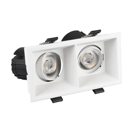 Фото #2 товара Светильник MS-FLOW-BUILT-S157x85-2x12W Day4000 (WH, 15 deg, 230V) (Arlight, IP20 Металл, 5 лет)