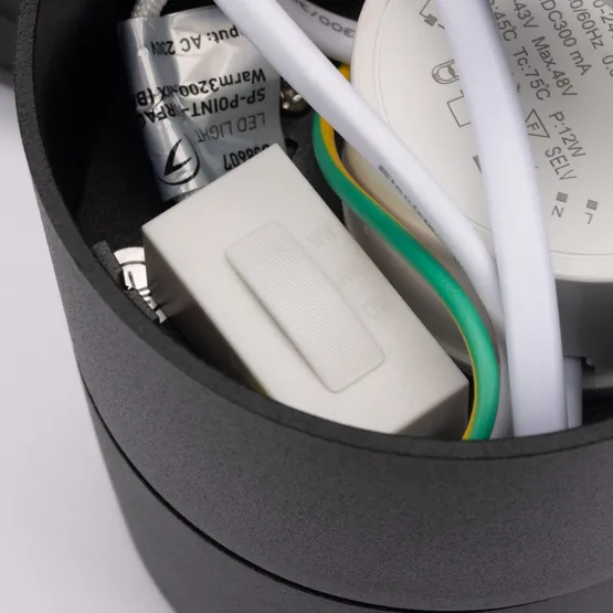 Фото #4 товара Светильник SP-POINT-SURFACE-R85-12W Warm3200-MIX (BK, 36 deg, 230V) (Arlight, IP20 Металл, 5 лет)