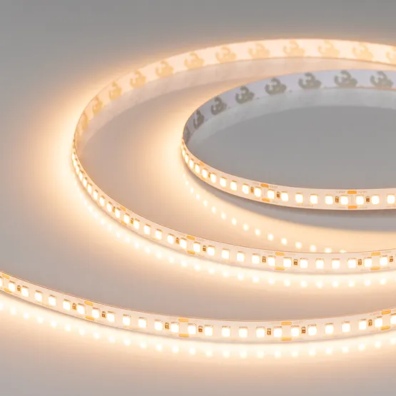 Фото #1 товара Светодиодная лента UL-A180-8mm 24V Warm2700 (14.4 W/m, IP20, 5m) (Arlight, 7 лет)