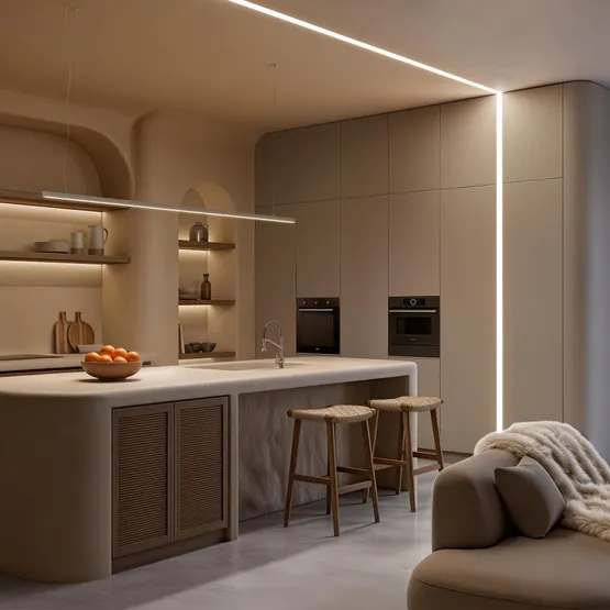 Фото #5 товара Профиль LINE-2525-2000 ANOD (Arlight, Алюминий)