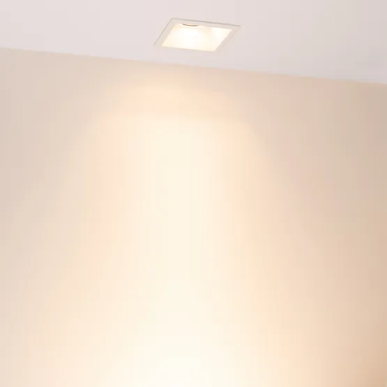 Фото #6 товара Светильник MS-FLOW-BUILT-S85x85-12W Warm3000 (WH, 38 deg, 230V) (Arlight, IP20 Металл, 5 лет)