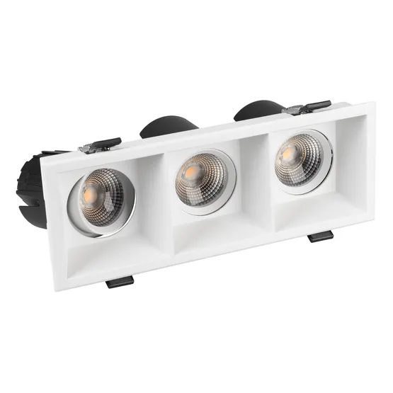 Фото #3 товара Светильник MS-FLOW-BUILT-S230x85-3x6W Day4000 (WH, 55 deg, 230V) (Arlight, IP20 Металл, 5 лет)