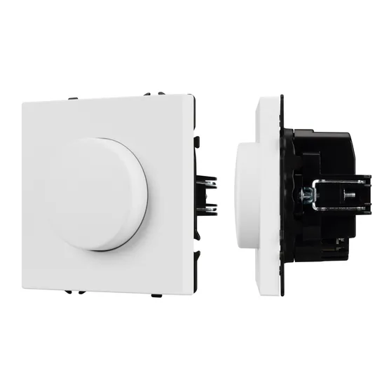 Фото #1 товара Механизм светорегулятора SWT-NOBE-DLR-SFPL-WH (250V, 300W) (Arlight, Белый кварц)