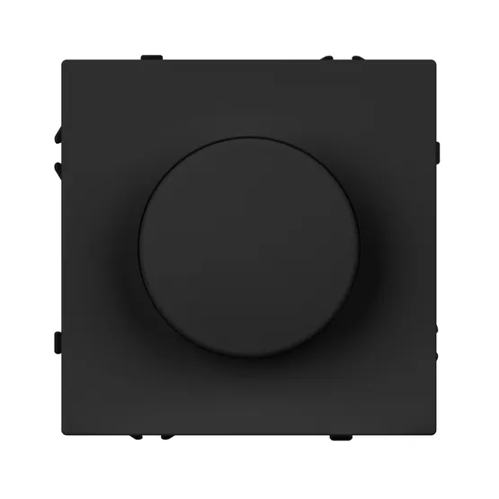 Фото #2 товара Механизм светорегулятора SWT-NOBE-DLR-SFPL-BK (250V, 300W) (Arlight, Черный оникс)