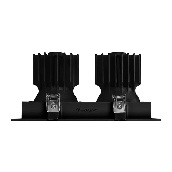 Фото #3 товара Светильник MS-VORTEX-BUILT-S210x117-2x20W Day4000 (BK-BK, 20 deg, 230V) (Arlight, IP20 Металл, 5 лет)