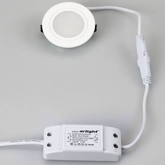 Фото #2 товара Светодиодный светильник LTM-R60WH-Frost 3W Warm White 110deg (Arlight, IP40 Металл, 3 года)