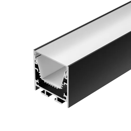 Фото #1 товара Профиль LINE-3535-TRAY-3000 BLACK (Arlight, Алюминий)