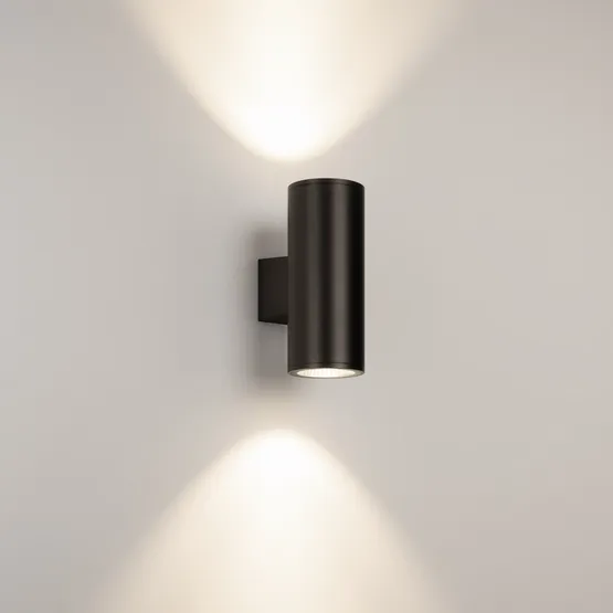 Фото #4 товара Светильник настенный LGD-WALDER-R106-2x18W Day4000-MIX (Черный, 40 deg, 230V) (Arlight, IP65 Металл, 5 лет)