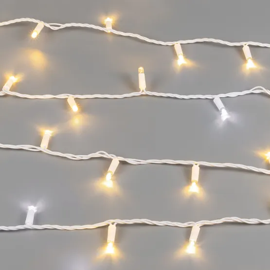 Фото #3 товара Светодиодная гирлянда ARD-STRING-PRO-10000-WHITE-100LED-FLASH WARM (230V, 7W) (Ardecoled, IP65)