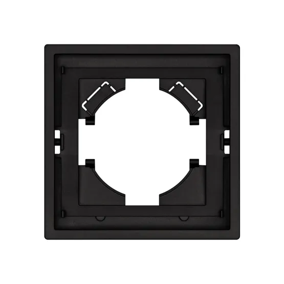 Фото #3 товара Рамка пластиковая FRM-TENDO-SFPL-1-BK (Arlight, -)