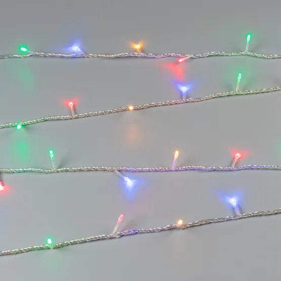 Фото #4 товара Светодиодная гирлянда ARD-STRING-HOME-5000-CLEAR-50LED-LIVE RGB (230V, 3.5W) (Ardecoled, IP20)