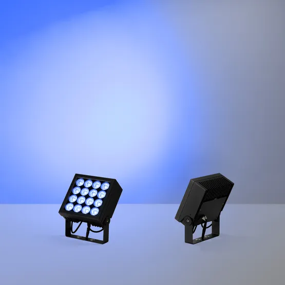 Фото #5 товара Прожектор KT-BLOCK-S220x220-50W RGBW-Day (Графит, 15x60 deg, 24V, DMX512) (Arlight, IP66 Металл, 3 года)