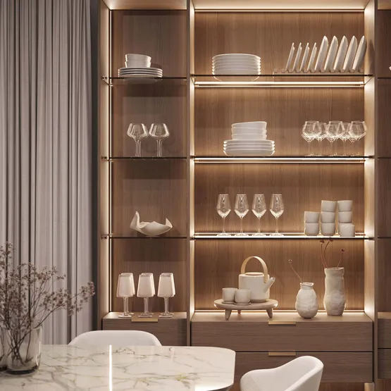 Фото #6 товара Профиль с экраном SL-KANT-H10-ROTATE-2000 IRON GREY (Arlight, Алюминий+пластик)