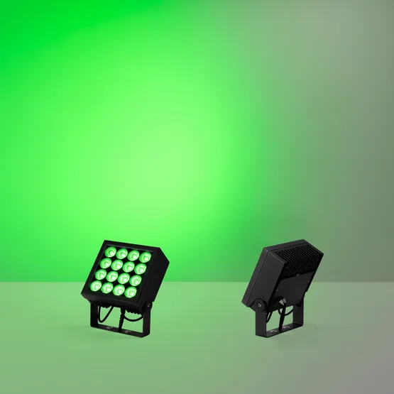 Фото #4 товара Прожектор KT-BLOCK-S220x220-50W RGBW-Day (Графит, 15x60 deg, 24V, DMX512) (Arlight, IP66 Металл, 3 года)