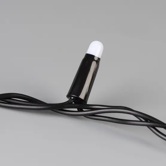 Фото #3 товара Светодиодная гирлянда ARD-STRING-CLASSIC-10000-BLACK-100LED-MILK-FLASH White (230V, 7W) (Ardecoled, IP65)