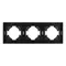 Минифото #2 товара Рамка пластиковая FRM-TENDO-PL-3-BK (Arlight, -)