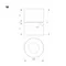 Минифото #2 товара Светильник SP-POINT-SURFACE-R85-12W Warm3200-MIX (WH, 36 deg, 230V) (Arlight, IP20 Металл, 5 лет)